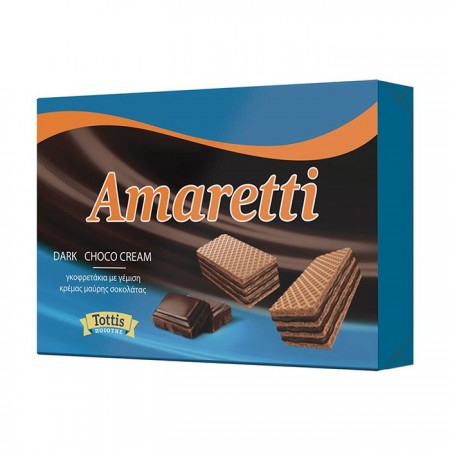 AMARETTI ΓΚΟΦΡΕΤΑ DARK CHOCO 68gr