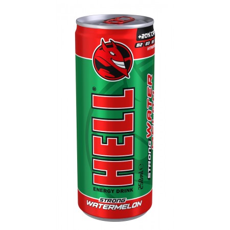 ENERGY DRINK HELL WATERMELON 250ml