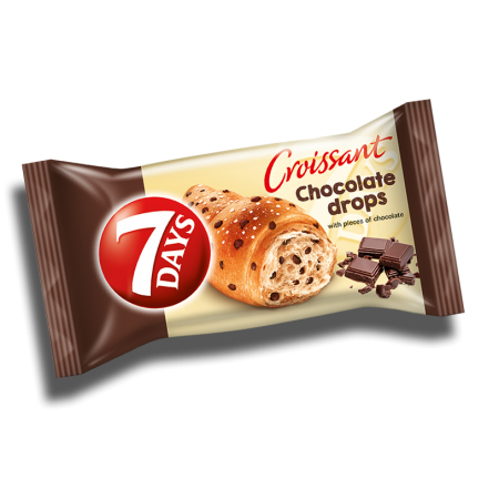 7DAYS CROISSANT CHOCOLATE DROPS 70gr