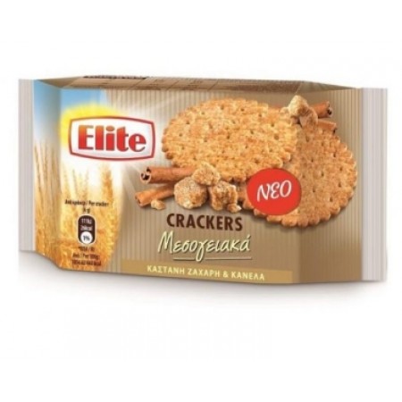 ELITE CRACKERS ΚΑΣΤΑΝΗ ΖΑΧΑΡΗ, ΚΑΝΕΛΑ 105gr