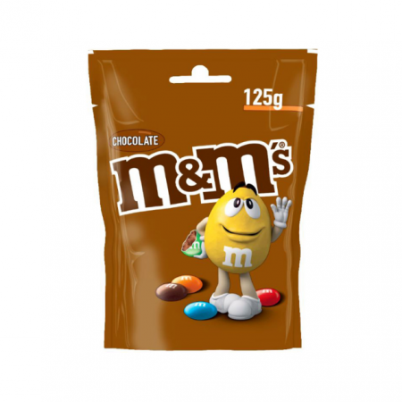 M&MS CHOCOLATE POUCH 125gr