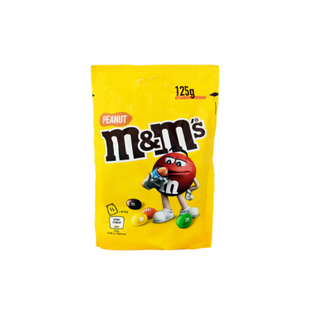 M&MS PEANUT POUCH 125gr