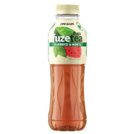 FUZE TEA ΚΑΡΠΟΥΖΙ & ΜΕΝΤΑ ΧΩΡΙΣ ΖΑΧΑΡΗ 500ML