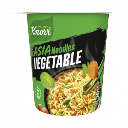 KNORR SNACK POT NOODLES VEGETABLE 65gr