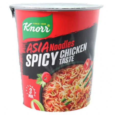 KNORR SNACK POT ASIA NOODLES SPICY CHICKEN