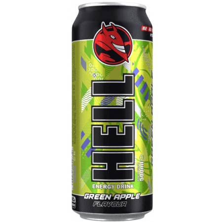 ENERGY DRINK HELL GREEN APPLE 500ml