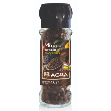 AGRA ΠΙΠΕΡΙ ΜΑΥΡΟ ΜΥΛΟΣ 35gr