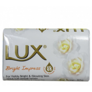 LUX SOAP BRIGHT IMPRESS 80gr ΛΕΥΚΟ