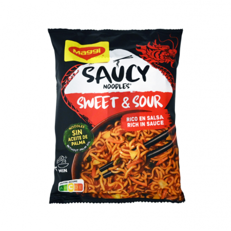 MAGGI SAUCY NOODLES SWT AND SOUR 128g