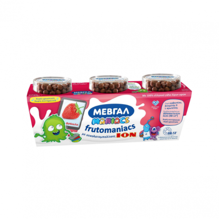 ΜΕΒΓΑΛ FRUTOMANIACS ΦΡΑΟΥΛΑ 3Χ140γρ