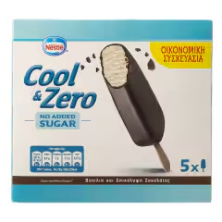 COOL&ZERO ΒΑΝΙΛΙΑ ΣΟΚΟΛΑΤΑ (5Χ70ml)