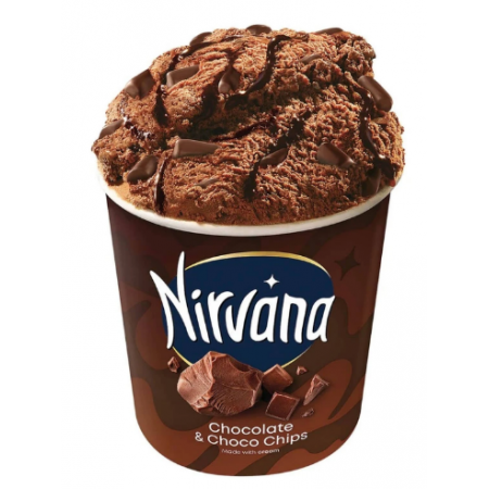 NIRVANA CHOCOLATE & CHOCO CHIPS 750ml