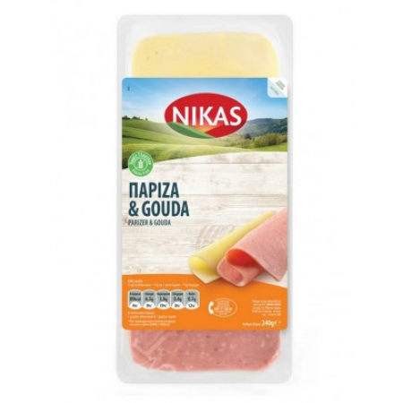 NIKAS ΠΑΡΙΖΑ & GOUDA 240gr