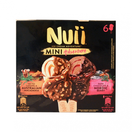 NUII MINI SALTED CARAMEL &NORDIC BERRY (6X55ml)