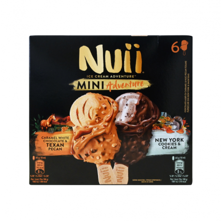 NUII MINI TEXAN PECAN & NY COOKIES (6X55ml)