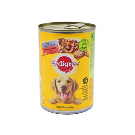 PEDIGREE PATE ΣΚΥΛΟΥ ΚΟΤΟΠΟΥΛΟ ΜΟΣΧΑΡΙ & ΚΑΡΟΤΑ 400gr