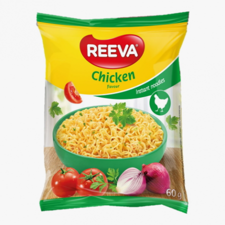 REEVA INSTANT NOODLES ΜΕ ΚΟΤΟΠΟΥΛΟ 24*60g