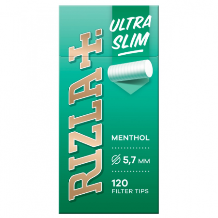 ΦΙΛΤΡΑΚΙΑ RIZLA ΕΧΤΡΑ SLIM MENTHOL 5.7mm 120τ