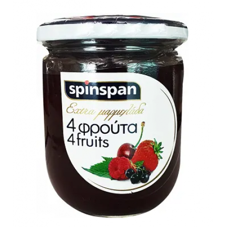 ΜΑΡΜΕΛΑΔΑ SPIN SPAN 4 ΦΡΟΥΤΑ 380gr