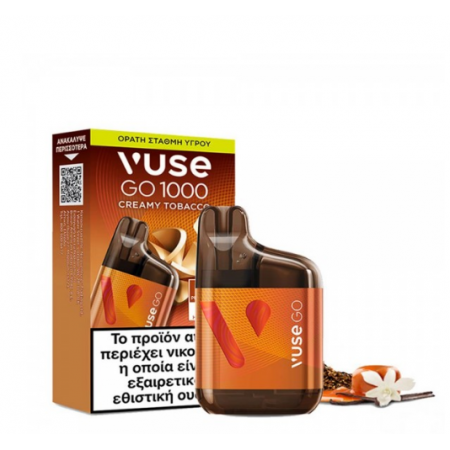 VUSE GO #1000 BOX CREAMY TOBACCO 20MG