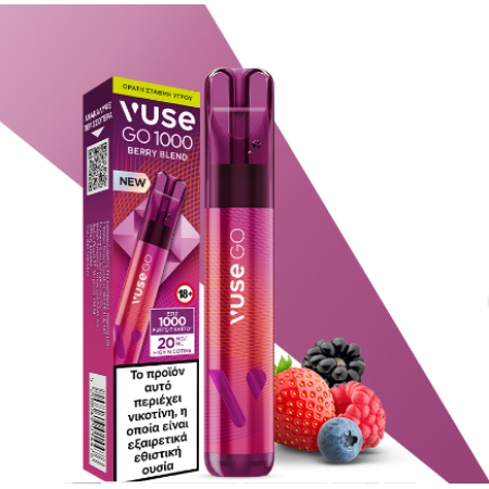 VUSE GO #1000 PEN BERRY BLEND 20MG