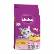 WHISKAS ADULT ΚΡΟΚΕΤΕΣ ΓΕΜΙΣΤΕΣ ΚΟΤΟΠΟΥΛΟ 300gr