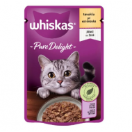 WHISKAS PURE DELIGHT ΦΑΚΕΛΑΚΙ ΚΟΤΟΠΟΥΛΟ 85gr