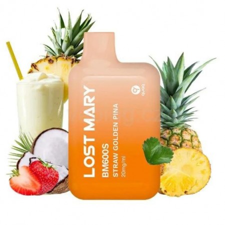 LOST MARY BM600s STRAW GOLDEN PINA 2ml