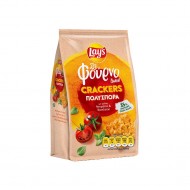 LAY'S ΦΟΥΡΝΟΥ ΚΡΑΚΕΡ ΝΤΟΜΑΤΑ & ΒΑΣΙΛΙΚΟΣ 80ΓΡ