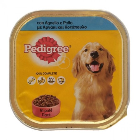 PEDIGREE PATE ΣΚΥΛΟΥ ΚΟΤΟΠΟΥΛΟ & ΑΡΝΙ 300gr