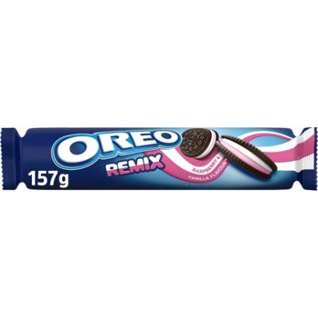 ΜΠΙΣΚΟΤΑ OREO REMIX ΒΑΝΙΛΙΑ & RASPBERRY 157gr