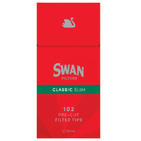 SWAN ΦΙΛΤΡΑΚΙΑ CLASSIC SLIM KOKKINA 6mm 