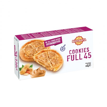 ΒΙΟΛΑΝΤΑ COOKIES FULL 45 ΦΥΣΤΙΚΟΒΟΥΤΥΡΟ 150gr