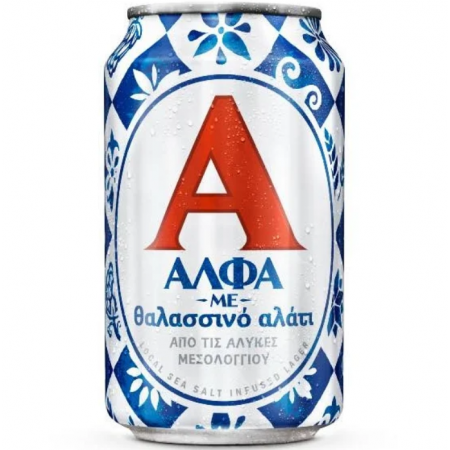 ΑΛΦΑ ΜΕ ΘΑΛΑΣΣΙΝΟ ΑΛΑΤΙ 330ml