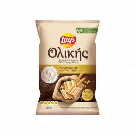 LAYS ΟΛΙΚΗΣ SOUR CREAM & PEPPER 95gr