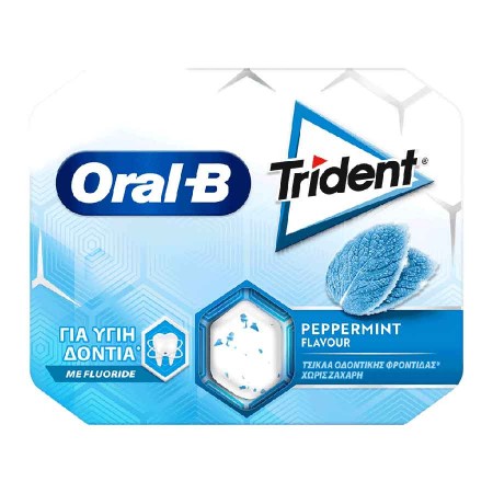 Trident Oral-B Τσίχλοκαραμέλα Μέντα 17gr