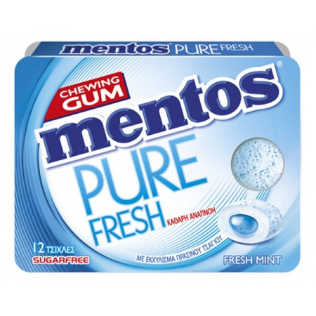 MENTOS PURE FRESH BLISTER FRESH MINT 18gr