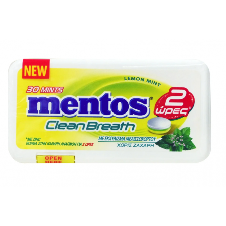 MENTOS CLEAN BREATH LEMON MINT