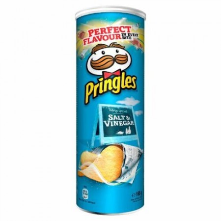 PRINGLES SALT & VINEGAR 165gr