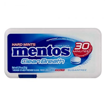 MENTOS CLEAN BREATH PEPPERMINT