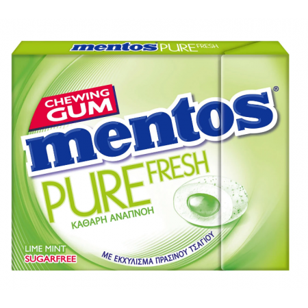 MENTOS PURE FRESH SLIM BOX LIME MINT 30GR