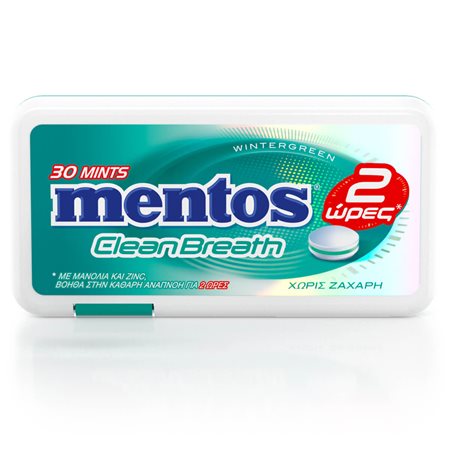 MENTOS CLEAN BREATH WINTERGEEN