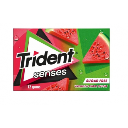 Trident Τσίχλες Senses Καρπούζι 27gr