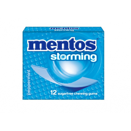 Mentos Storming Τσίκλες Μέντα 33gr