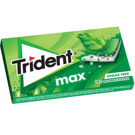 Trident Τσίχλες Max Δυόσμος 27gr