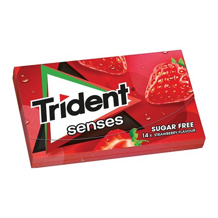 Trident Τσίχλες Senses Φράουλα 27gr