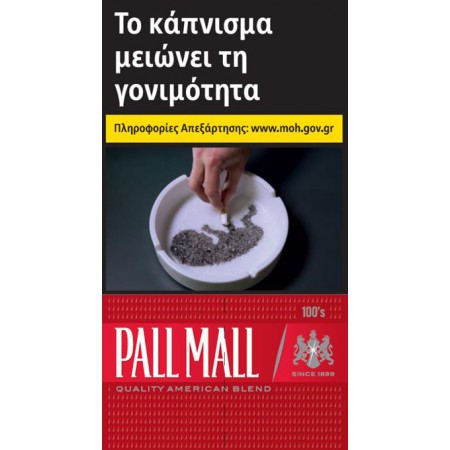 PALL MALL 100s RED