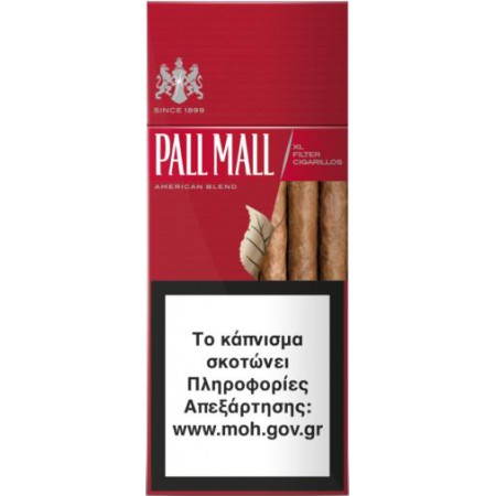 PALL MALL RED XL FILTER CIGARILLOS