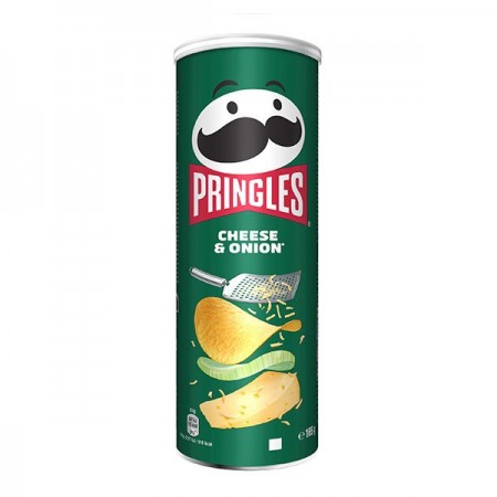 PRINGLES CHEESE & ONION 165gr