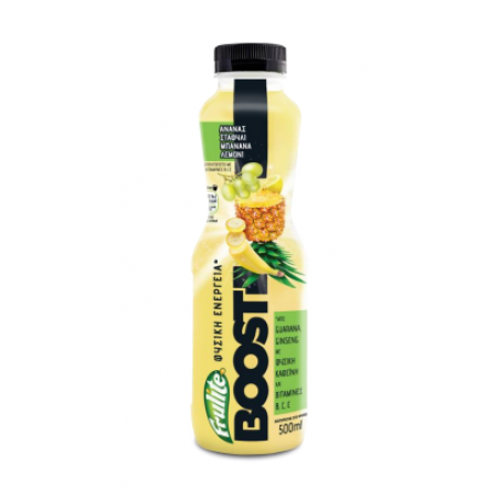 FRULITE BOOST ΑΝΑΝΑΣ-ΜΠΑΝΑΝΑ-ΣΤΑΦΥΛΙ-ΛΕΜΟΝΙ 500ml